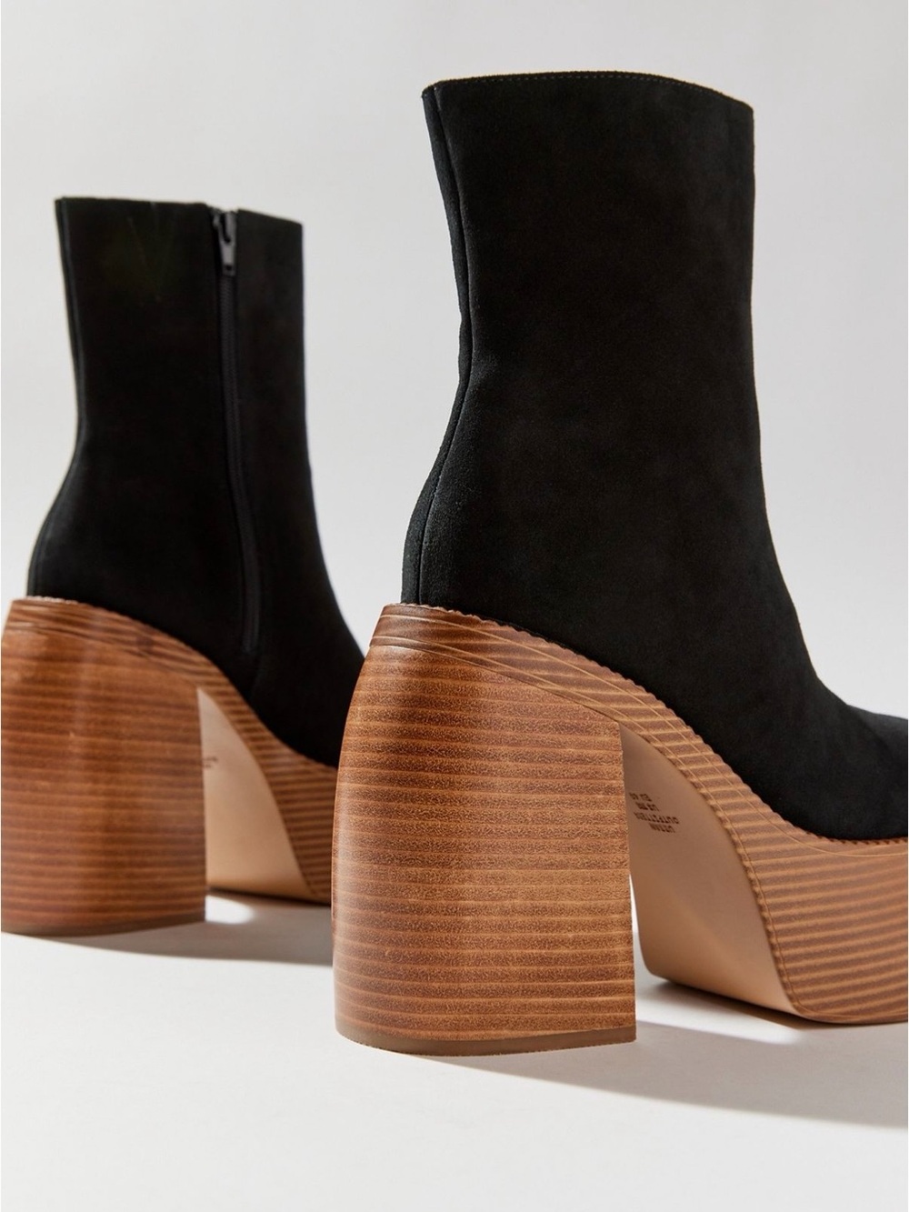 Urban Outfitters Anna Leather Platform Boot Size 6 - Picture 2 of 9
